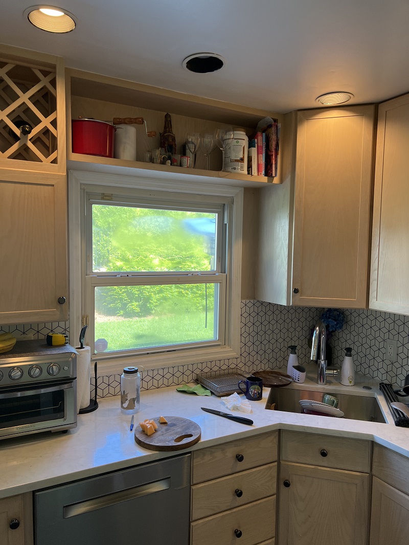 Double Hung to Casement Kitchen window